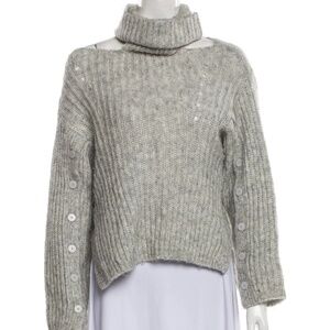 Jonathan Simkhai Grey Turtleneck Sweater